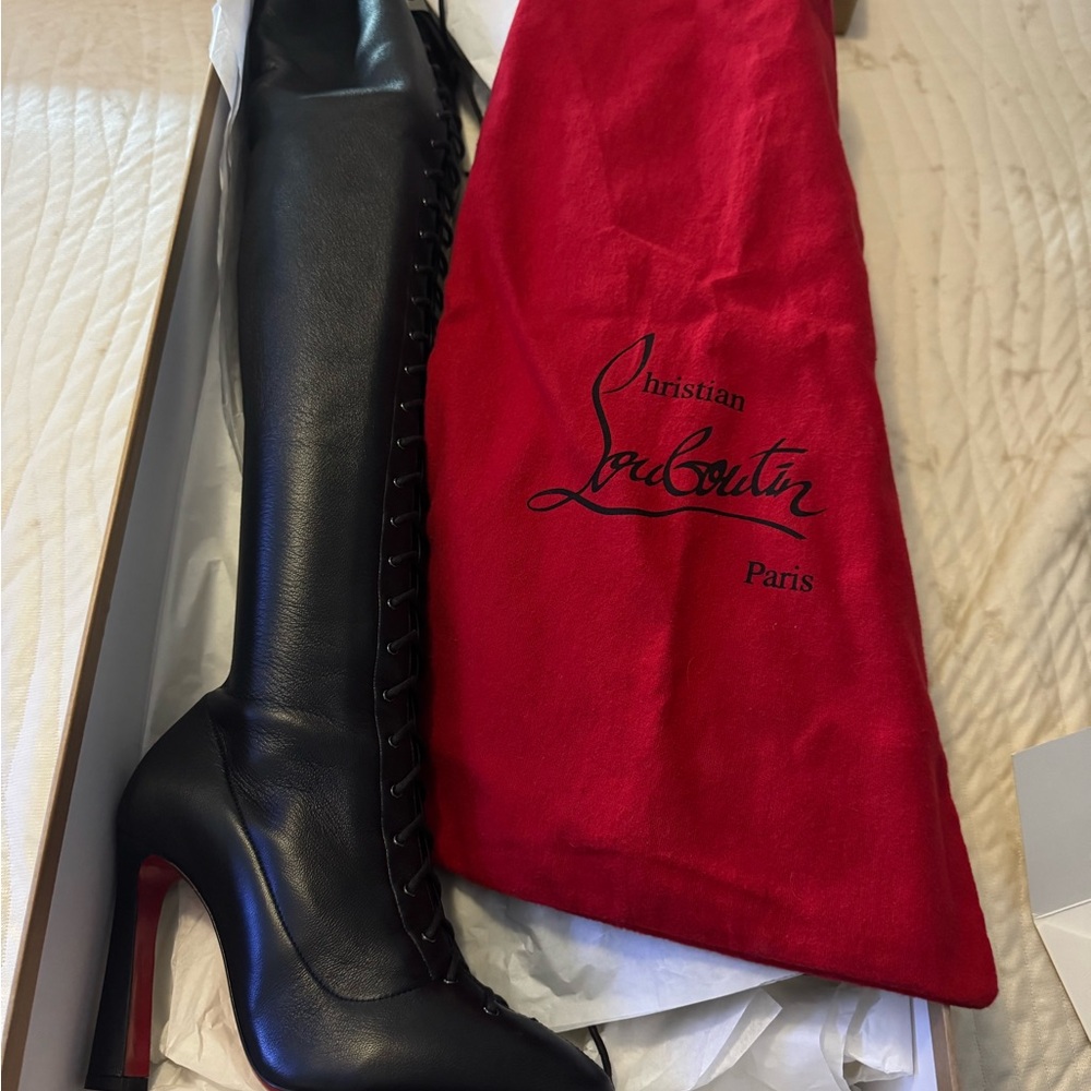 Christian Louboutin Black Women's Boots